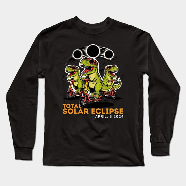 COOL ELECTRIC BIKES T REX ECLIPSE Long Sleeve T-Shirt by Lolane